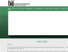 Tablet Screenshot of mgreencpas.com